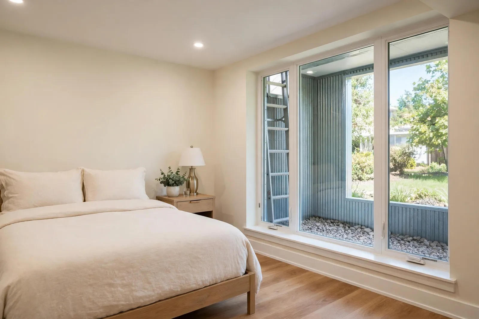 Basement Bedroom Conversion — Basement Bedroom Conversion in St. Charles by Waldorf Egress Window Company